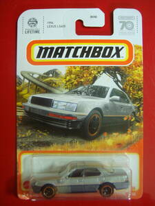 MATCHBOX 1994 Lexus LS400 silver [ rare minicar ]