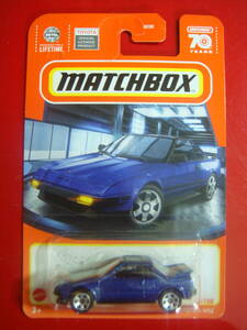 MATCHBOX 1984 Toyota MR2 blue [ rare minicar ]