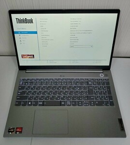 Lenovo ThinkBook 15 G3 Ryzen5 5500U 16GB フルHD液晶 BIOS確認 ジャンク