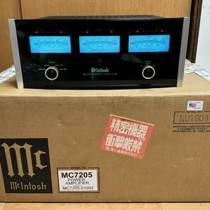 美品 McIntosh マッキントッシュ MC 7205 パワーアンプ 元箱付き 動作品の画像1