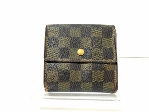 【中古】LOUIS VUITTON LV　ルイヴィトン　ダミエ　財布　ウォレット