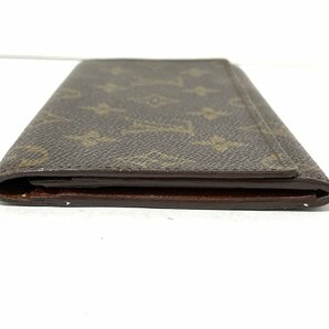 【中古】LOUIS VUITTON LV ルイヴィトン 札入れ  財布 ウォレット モノグラム ポルトカルトクレディ M61818の画像5