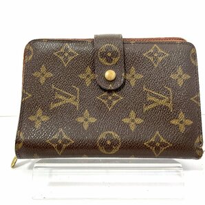 【中古】LOUIS VUITTON LV ルイヴィトン モノグラム 財布 ウォレット ポルトビエジップ N61207の画像1