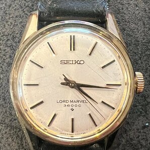 【中古】SEIKO セイコー ロードマーベル LORD MARVEL 38000 SS 腕時計 革ベルト 5740-8000の画像1