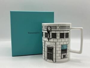 240417346003 【限定品】Tiffany & Co. ティファニー VIP限定 シリアル入り マグカップ ブルーボックス TFブルー 非売品 食器 レア 中古