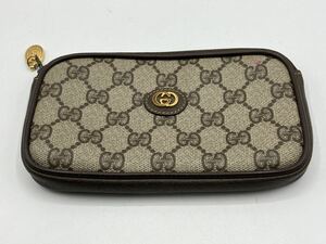 240405270003 GUCCI グッチ GG柄 ポーチ ミニポシェット タグ切れ オールドグッチ ジャンク 中古