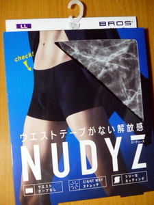 NUDYZ 新品　未使用【BROS ブロス】ウエストテープがない解放感 ボクサーパンツ LLサイズ 