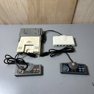 ☆NEC PC Engine PCエンジン レトロゲーム PI-TG001 本体 コントローラー×2(中古品/現状品/保管品)☆