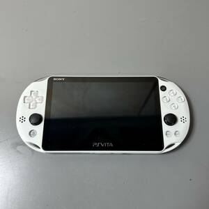 ☆動作品 SONY ソニー PS Vita PlayStation Vita PCH-2000 グレイシャーホワイト テレビゲーム ゲーム機 本体のみ(中古品/現状品/保管品)☆