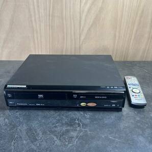 ☆Panasonic パナソニック DIGA ディーガ DVDレコーダー DMR-XW41V ブラック VHS/HDD/DVD 録画 500GB 2007年製(中古品/現状品/保管品)☆の画像1