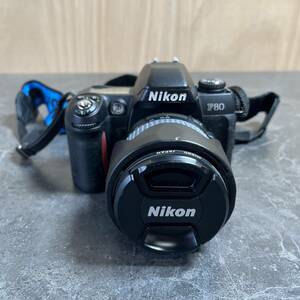 ☆Nikon ニコン フィルム 一眼レフ F80 レンズ: AF NIKKOR ED 28-200mm 1:3.5-5.6G フィルム カメラ ブラック(中古品/現状品/保管品)☆