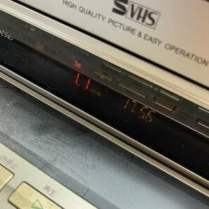 ☆Panasonic パナソニック S-VHS ビデオデッキ NV-SB800W シルバー ビデオ デッキ 映像機器 1997年製(中古品/現状品/保管品)☆の画像8