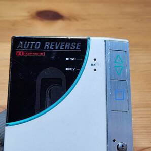 ☆Victor ビクター TEPEE CX-7 PORTABLE CASSETTE PLAYER ポータブル カセット プレーヤー オーディオ 巾着付(中古品/現状品/保管品)☆の画像2