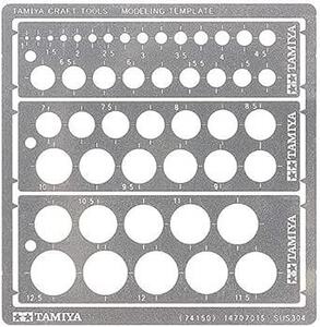 タミヤ クラフトツールシリーズ No.150 モデリングプレート (円 1-12.5mm) プラモデル用工具 7415
