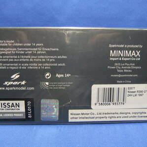 日産 R390 GT1 #21■ルマン24時間レース 1997■1/43■S3577■未開封■spark■M.ブランドル/J.ミューラー/W.テイラーの画像8