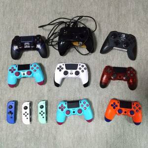  Junk * operation not yet verification * interchangeable goods controller 11 piece set 1 jpy start & free shipping switch switch PlayStation other various 