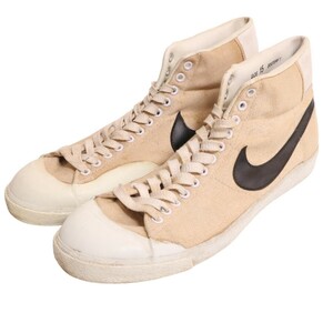 80s ビンテージ NIKE / BLAZER HI ナイキ ブレザー ハイ キャンバス スニーカー 表記サイズ15