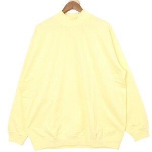 Graphpaper /Cotton Light Terry Mock Neck グラフペーパー モックネック ロングスリーブ カットソー GU233-70147 表記サイズ2