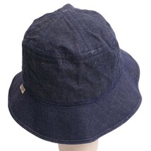 WASEW / DENIM BUCKET HAT SAILOR ワソー コットン リネン バケットハット セーラーハット WSW-018_画像5