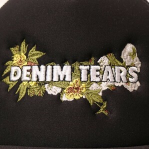 DENIM TEARS / TRUCKER FLORAL LOGO CAP デニムティアーズ トラッカー フラワー ロゴ メッシュ キャップ 帽子の画像8