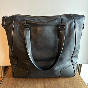 美品 TUMI オールレザー トートバッグ ビーコンヒル 黒 2wayの画像2