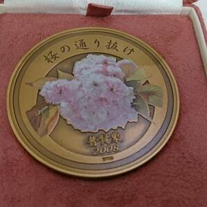 59612 桜の通り抜け 記念メダル 銅メダル 6枚セット 造幣局 平成16/19/20/21/30年 1976年 の画像8