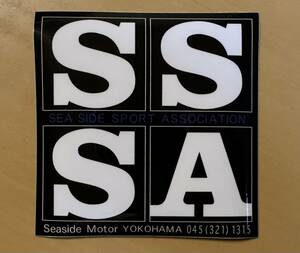 SSSA シーサイドモーター ステッカー　スーパーカーブーム　 