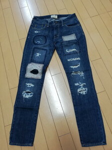 ungridアングリッド★ダメージデニムパンツ★美品★２５インチ