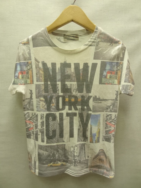全国送料無料 ザラ ボーイズ ZARA BOYS 子供服キッズ男&女の子 ニューヨークプリント 半袖Tシャツ 122(7)