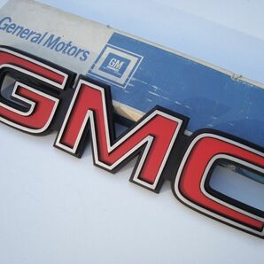 エンブレム 書き GM Chevrolet シボレー GMC ビンテージ フロント フード 赤 レッド メッキ クラシック カー ピックアップ トラック 同梱の画像3