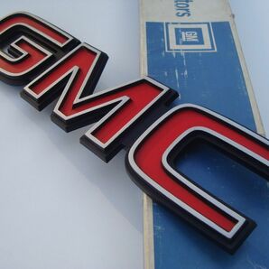 エンブレム 書き GM Chevrolet シボレー GMC ビンテージ フロント フード 赤 レッド メッキ クラシック カー ピックアップ トラック 同梱の画像5