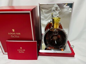 REMY MARTIN レミーマルタンルイ13世 バカラ クリスタルボトル　替栓・冊子・鏡面化粧箱付き！未開封　ブランデー