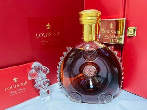 REMY MARTIN レミーマルタンルイ13世 バカラ クリスタルボトル　替え栓・冊子・観音開き化粧箱・外箱付き！正規品　未開封　ブランデー