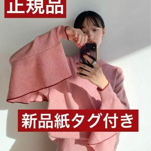 クラネ正規品！新品紙タグ付き★バックフリルラインニットBACK FRILL LINE KNIT