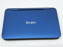 s-60309 展示品　シャープ SHARP　PW-S2-K カラー電子辞書 Brain　ブレーン 高校生 英語強化モデル 270コンテンツ収録 ネイビー_画像3