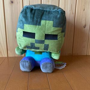 マインクラフト　デフォルメ　BIGぬいぐるみ　ゾンビ　サイズ約30cm