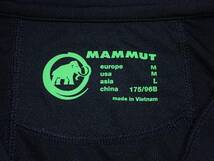 ☆シンプルでかっこいい！！　☆MAMMUT　☆マムート　☆アウトドアウエア　☆ハーフジップ　☆モックネック半袖シャツ　☆ブラック　　_画像8