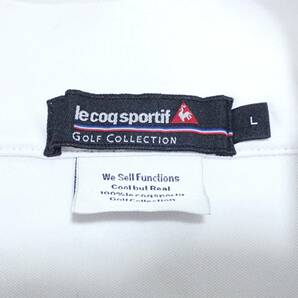 ☆le coq sportif GOLF ☆ルコック ☆ゴルフウエア ☆ハーフジップ ☆YKKファスナー ☆モックネック半袖 ☆プルオーバー ☆L の画像10