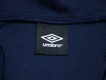 ☆umbro　☆アンブロ　☆サッカー　☆スポーツ　☆ハーフジップ　☆YKKファスナー　☆ラグラン袖　☆モックネック半袖　☆ネイビー　☆M_画像6