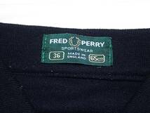 ☆FRED PERRY　☆フレッドペリー　☆イングランド製　☆コットン　☆半袖ポロシャツ　☆ブラック　☆メンズ　☆サイズ36_画像7