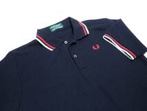 ☆FRED PERRY　☆フレッドペリー　☆イングランド製　☆コットン　☆半袖ポロシャツ　☆ブラック　☆メンズ　☆サイズ36_画像6