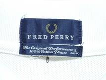 ☆FRED PERRY　☆フレッドペリー　☆ヒットユニオン　☆日本製　☆鹿の子ポロシャツ　☆半袖ポロシャツ　☆ホワイト　☆メンズ　☆L _画像7