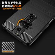 ブラック Xiaomi Redmi Note 9T Xiaomi Redmi Note 9T ケース 耐衝撃 TPU 衝撃吸収 カ_画像3