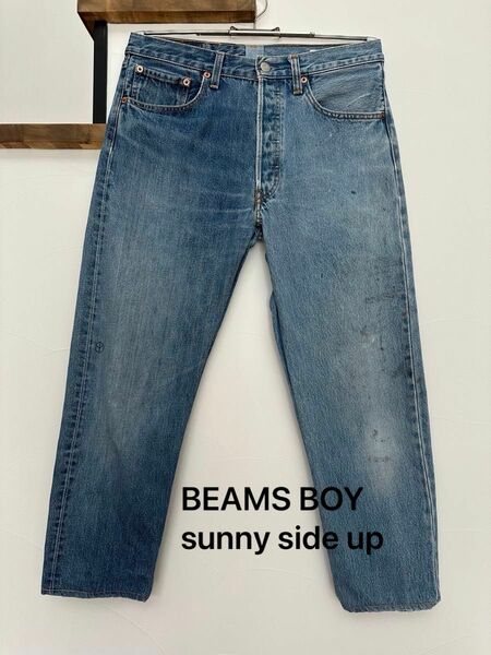 BEAMS BOY sunny side up denim 2TONE