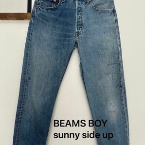 BEAMS BOY sunny side up denim 2TONE