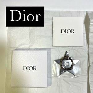 ChristianDior クリスチャンディオール スマホリング　バンカーリング　シルバー　星型　スター　ノベルティ　非売品