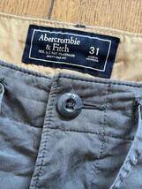 Abercrombie & Fitch アバクロンビー & フィッチ グレー W31 ショーツ ショートパンツ ハーフパンツ 短パン アメカジ_画像2