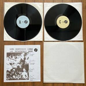 2枚組 LP 2LP US盤 米盤 レコード Led Zeppelin / Live On Blueberry Hill 30/31 レッドツェッペリン ライブ LAフォーラムの画像4
