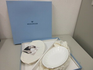 未使用保管品　WEDGWOOD　プレート　2点セット　COLOSSEUM PLATINUM　ウェッジウッド　#59150