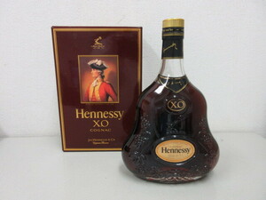 Hennessy XO 金キャップ　クリアボトル　700ml 箱付　ヘネシーXO　コニャック　ブランデー　#59840